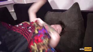 Step Sister Gets A Powerful Volley Of Cum In The Face In The Morning - Pov