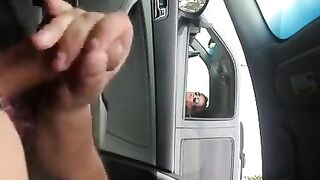 Flashing And Cumming For A Lusty Cougar (while Driving)
