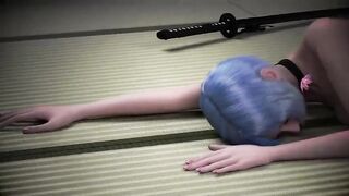 [3d Hentai] Snake Fucks Sexy Cute Japanese Girl (bit.do/teens18)