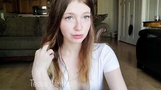 School Girl Masturbates With Daddy