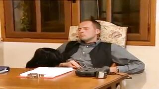 Vintage French Mature In Black Stockings Anal