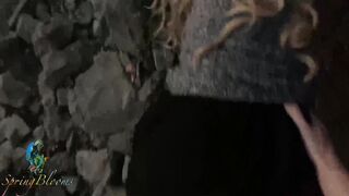 Teen Gets Public Creampie By The Lake - Outdoors Springblooms