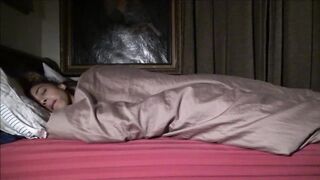 Tiny Ebony Step Sister Shares Brother's Bed - Xianna Hill