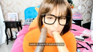 Cosplay Babe Velma Scooby Doo Joi, Jerk Off Instruction Punheta Guiada Bbc