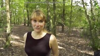 Milf Im Park Mit Wichse In Der Fresse!