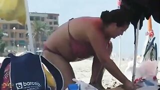 Chunky Bikini Candid