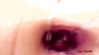 Ass To Mouth And Pussy Drilling In Tight Hole With Facial. Mia Bandini