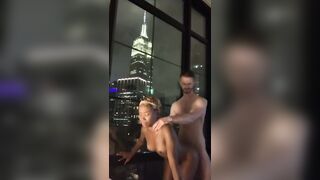 Instagram Fitness Model Gets Her Big Ass Fucked On Nyc Rooftop (public!)