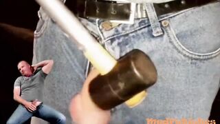 Grandpa Hammmering His Sack For Granny