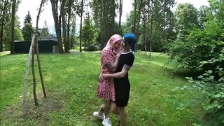 Risky Ferris Wheel Blowjob W Slutty Teens