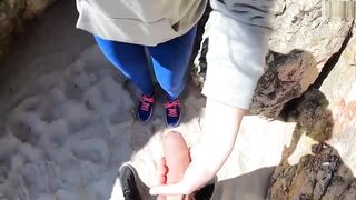 Sex On The Beach. - Real Amateur, Blowjob And Quick Fuck - Elsa Rose