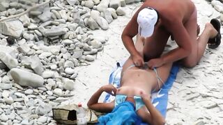 Great Beach Voyeur Fuck Scene