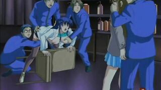 Hentaixxx - Science Teacher Gets Caught And Gangbanged By Students