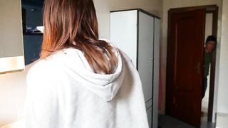 Family Business Ep.2 -stepsister Surprises Stepbrother Jerking Off Under S