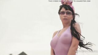 My New Transparent Swimsuit