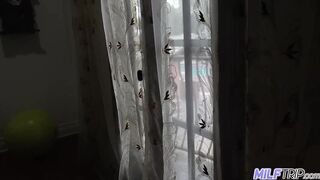 Milftrip Thick Ebony Milf Deep Throats Big White Cock