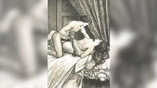 Vintage Retro Classical Hardcore Fucking Art