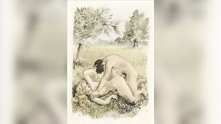 Vintage Retro Classical Hardcore Fucking Art