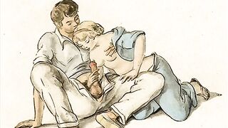 Vintage Retro Classical Hardcore Fucking Art