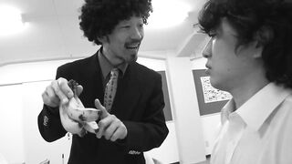 Horny Boy And Slutty Brunette Eat Each Other Out In The Locker Room