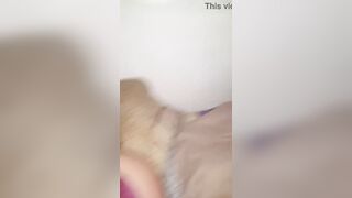 Pussy Fucking My Sleeping Milf Wife With Her Legs Up