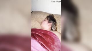 Pussy Fucking My Sleeping Milf Wife With Her Legs Up