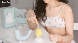 With My New Toy From Osuga I Cumed With A Powerful Squirt In Seconds - Squir7een