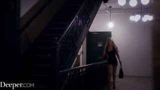 Deeper. Twinlike Blondes Riley & Elsa Have Intense Threesome