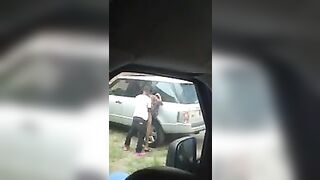 Black Thot Cheating Quickie Outdoor Fuck
