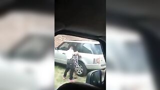 Black Thot Cheating Quickie Outdoor Fuck