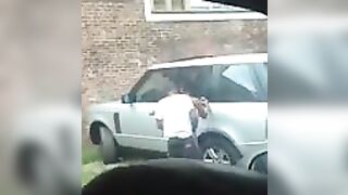 Black Thot Cheating Quickie Outdoor Fuck