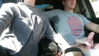 Draining His Balls On Public Road - Ourdirtylilsecret