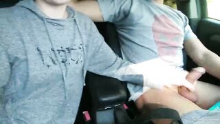 Draining His Balls On Public Road - Ourdirtylilsecret