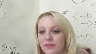 Katrina Tastes Black Cock At Gloryhole