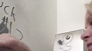 Katrina Tastes Black Cock At Gloryhole