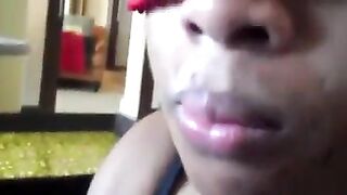 005 - ''don't Cum In My Mouth, Ok?''. Oops! Sorry, Ebony...