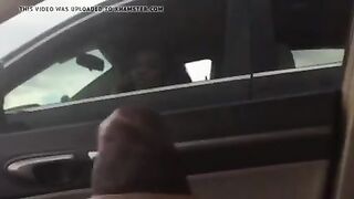 Ebony Watches Dick Flash While Talking On The Phone