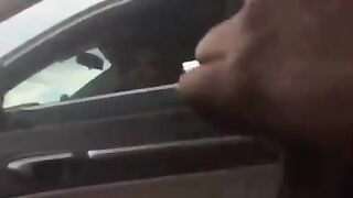 Ebony Watches Dick Flash While Talking On The Phone