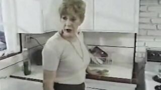 Granny Fucks Young Dick In The Kitchen