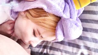 Teen In The Kigurumi Suck And Hardcore Sex After Waking Up Pov - Facial