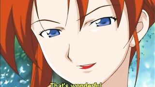 Blonde Hentai Girl Gets Gangbanged