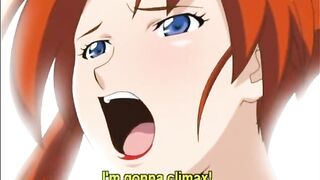 Blonde Hentai Girl Gets Gangbanged