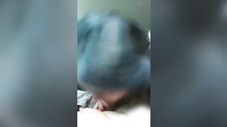 Horny Latina Mom Gives Quick Blowjob To Son's Friend After Picking Him Up