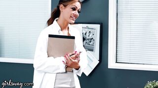 Girlsway Hot Teacher Gets Checked Up By The School's Doctor