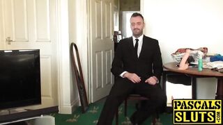 Pretty Submissive Slut Tied Up And Ass Rammed By Maledom