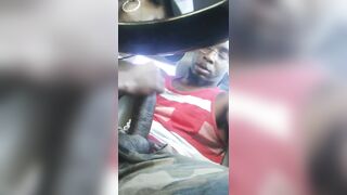 Ebony Sloppy Deep Throat Quick Cum Challenge - Under 5 Minutes!!