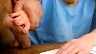 Old And Young Sex In The Kitchen