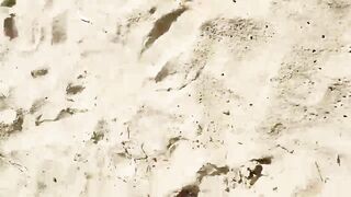 Sunbathing Teen With Cum Surprise