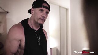 Fucking The Burglars To Keep Her Car- Pure Taboo