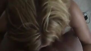 Mom Getting Used To Thick Cock Down Her Throat
